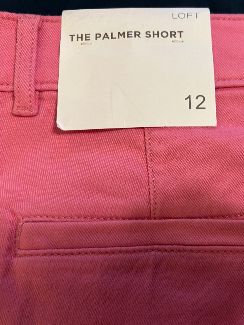 NWT Bright pink Loft Palmer shorts